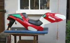 THE CRANKCASE. bimota db2 tricolore spare parts touring classic bike - sculpture as art
